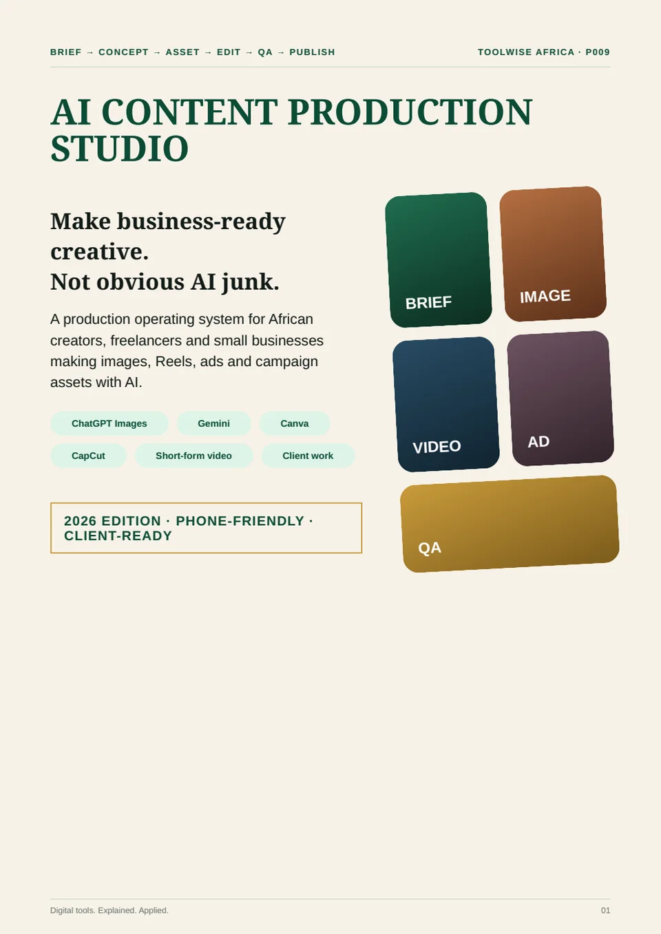 Cover of AI Content Production Studio